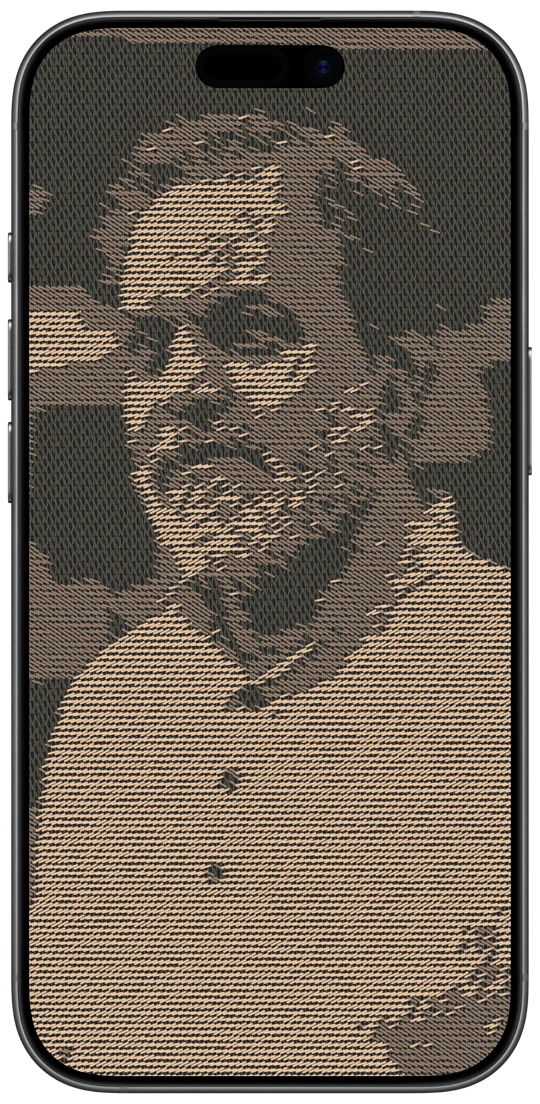 Photogenesis running on an iPhone