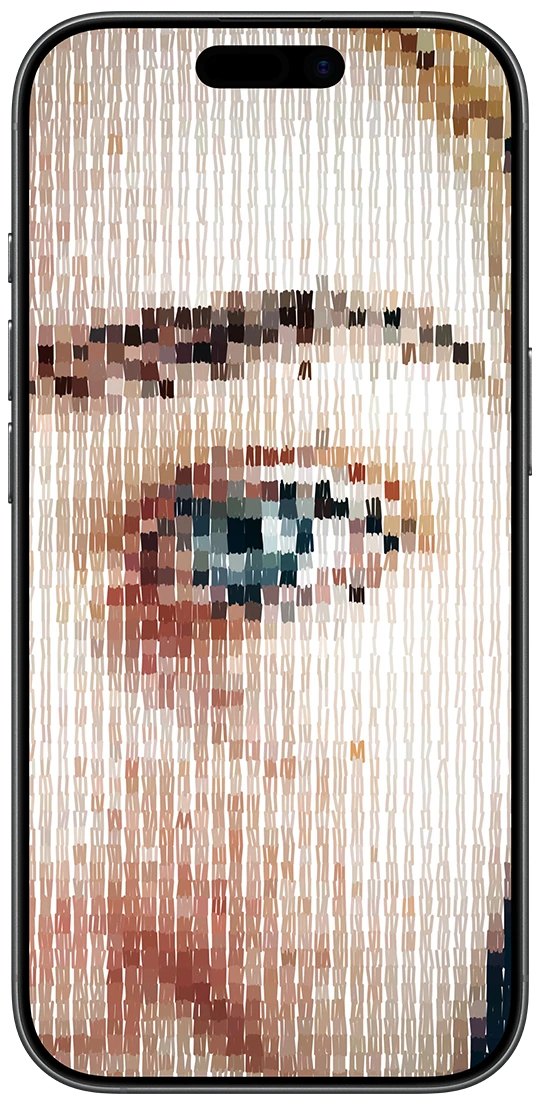Photogenesis running on an iPhone