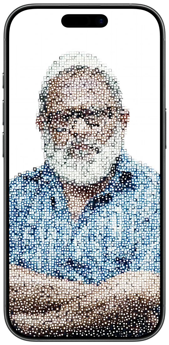 Photogenesis running on an iPhone
