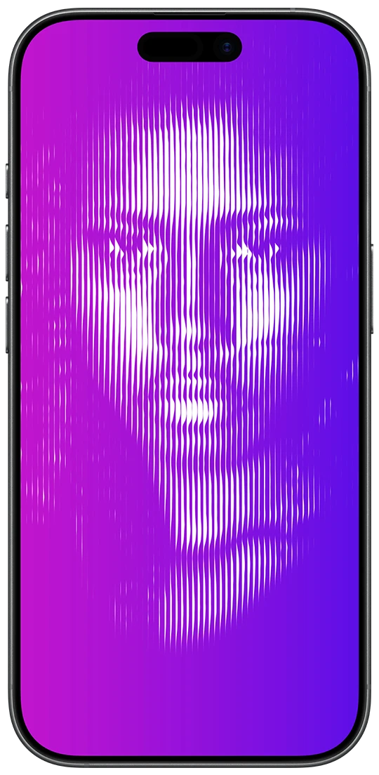 Photogenesis running on an iPhone