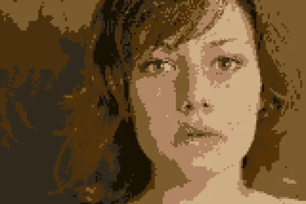 Creative portrait effect example