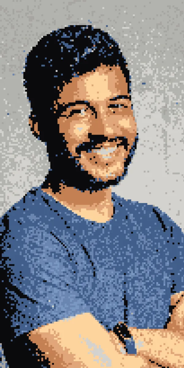 Creative portrait effect example